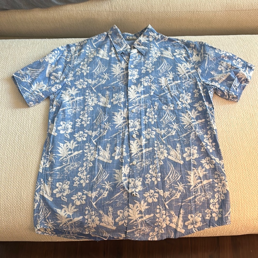 IZOD men’s short sleeve button down, size L